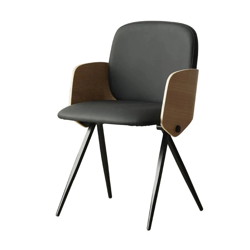 3579 FIX WITH BACK WOOD COLOR PU BLACK