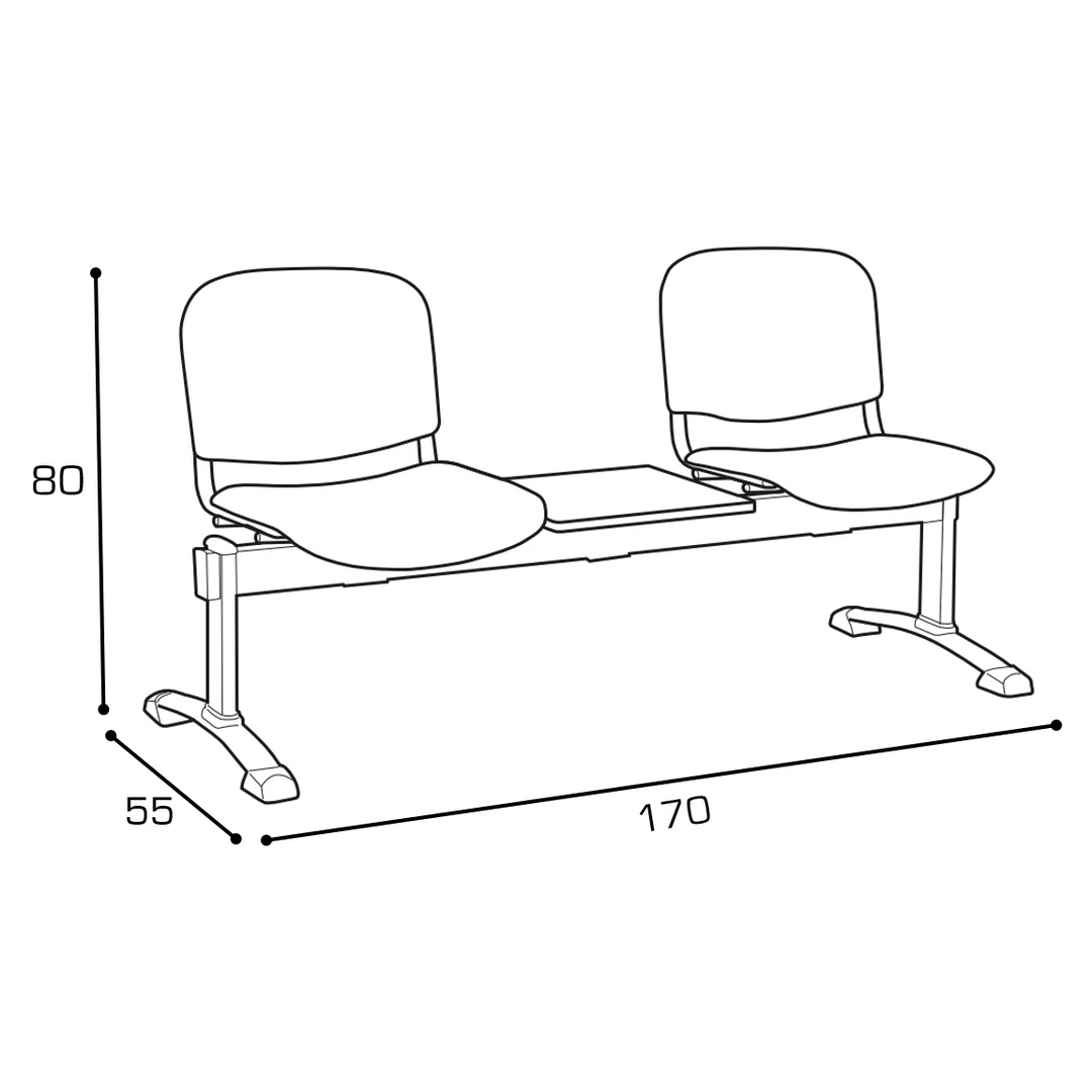 COMFORT T-LEGS BENCH
